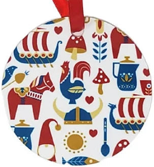 Nordic Love Metal Ornament Cindy Lindgren