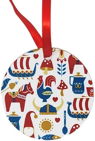 Nordic Love Metal Ornament Cindy Lindgren