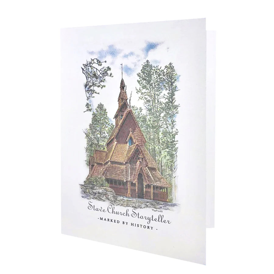Card Stavkirke Church - Tim Trost