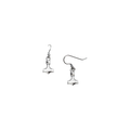 Sylvsmidja Earring 595762 Thor's Hammer