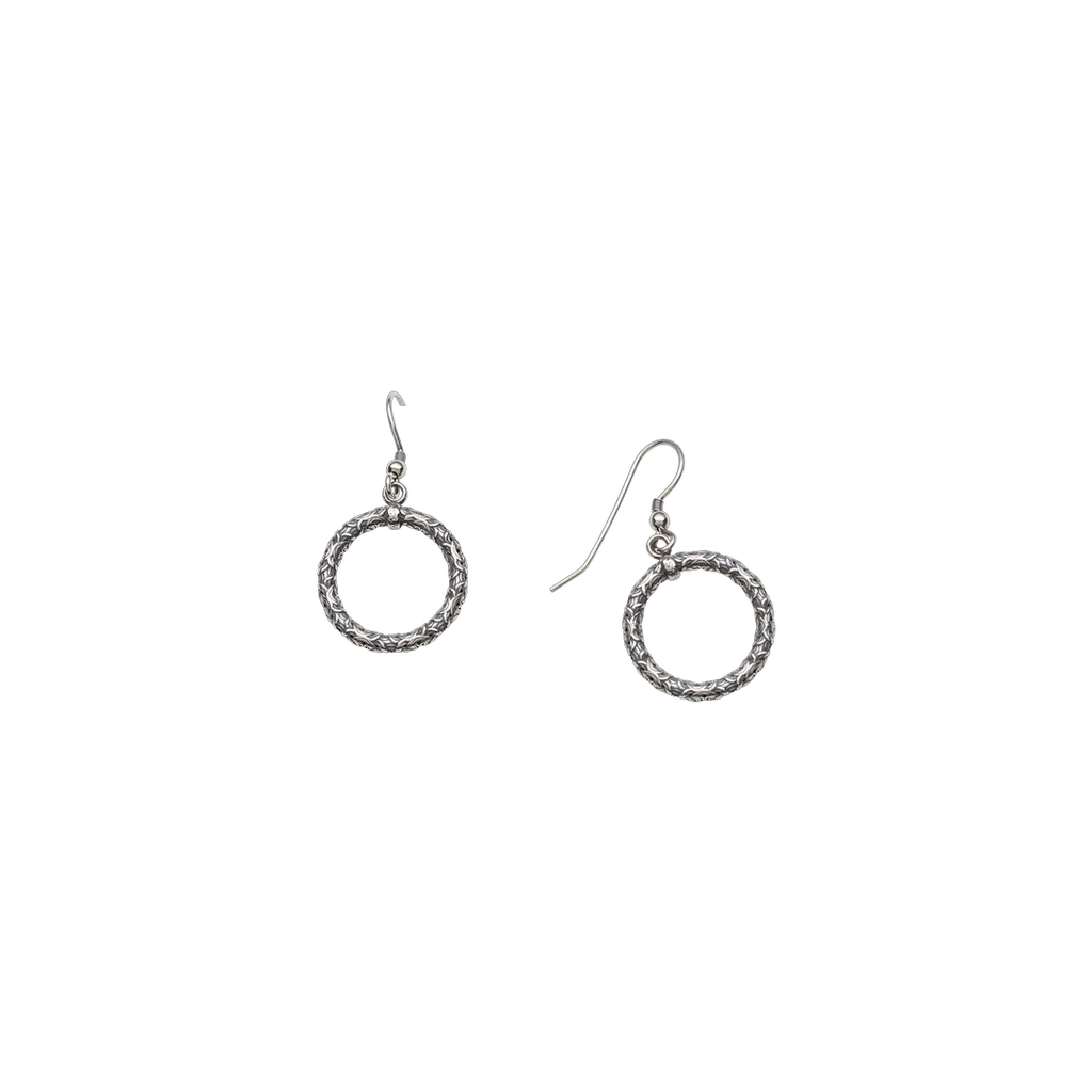 Sylvsmidja Earring Circle Oxidized 595768