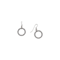 Sylvsmidja Earring Circle Oxidized 595768