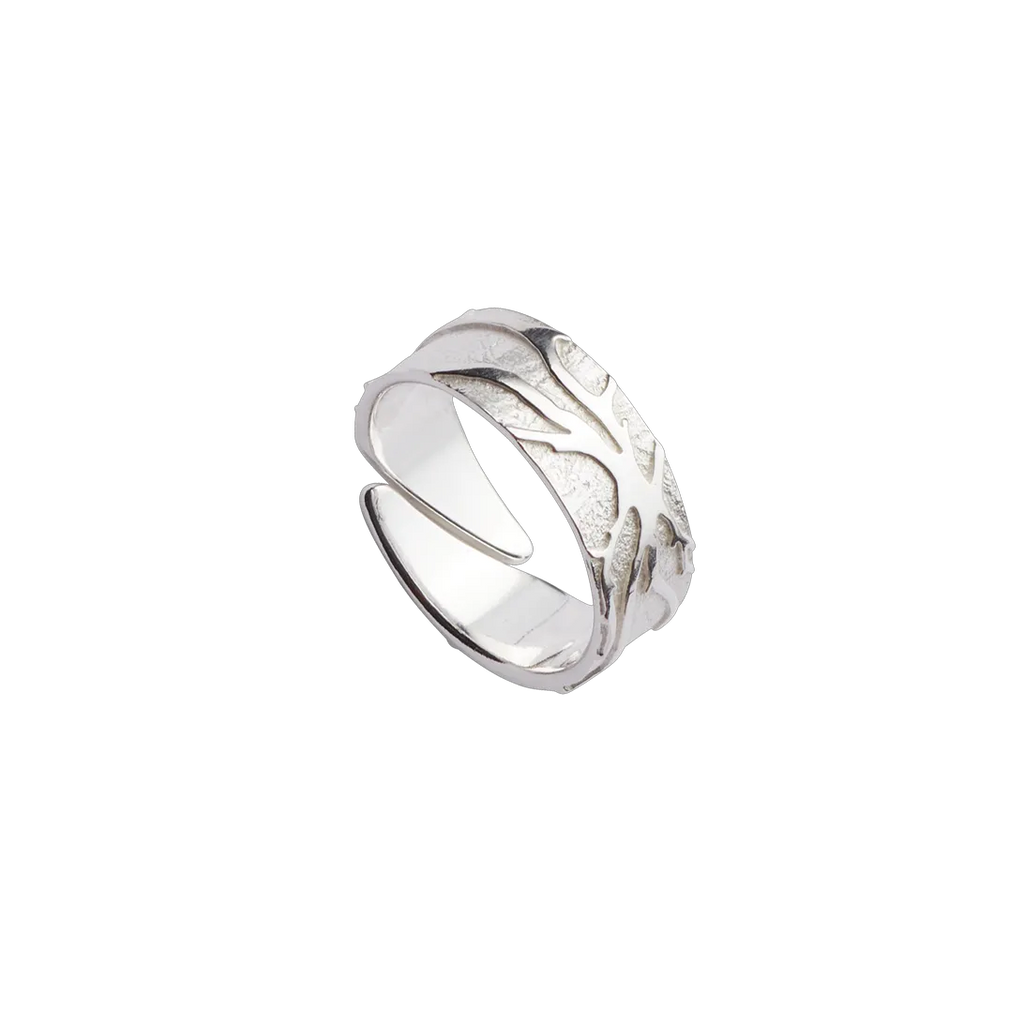 Sylvsmidja Ring Birch Leaf 560088-04