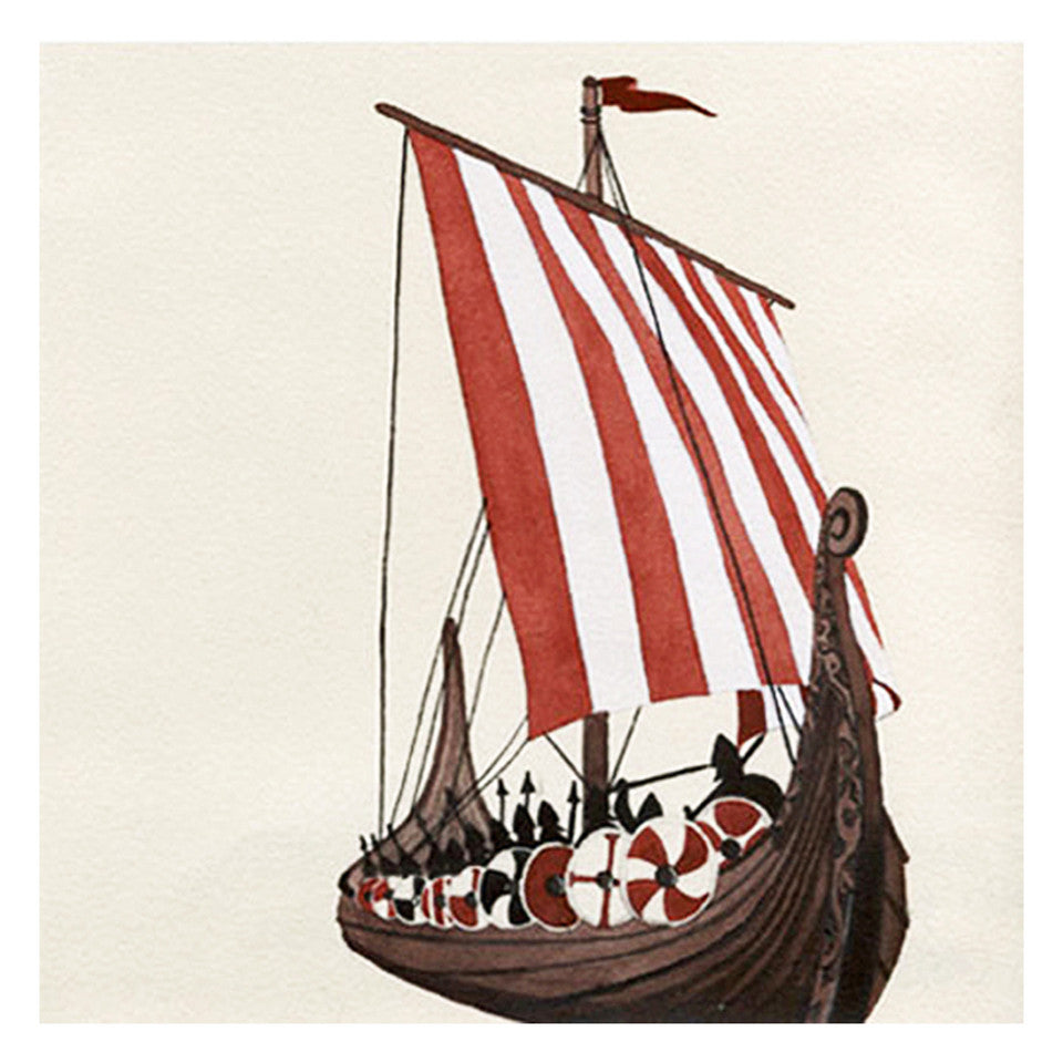Napkin Viking Ship