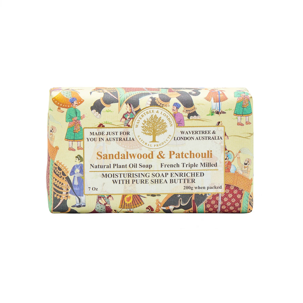 Wavertree & London Sandalwood & Patchouli Luxury Soap Bars